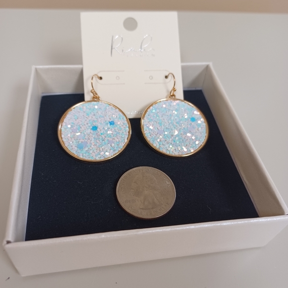 Confetti glitter sparkle earrings - Picture 5 of 10